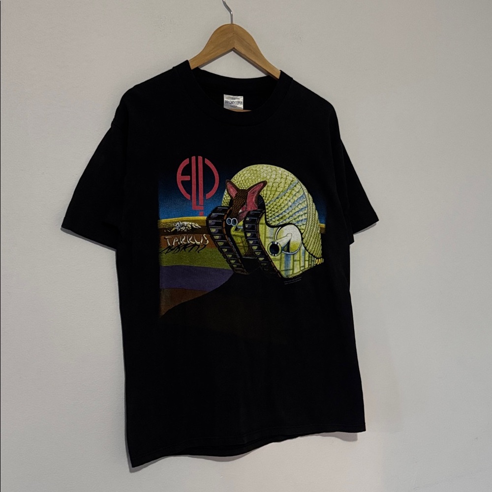 Vintage Emerson Lake Palmer T-Shirt / Tarkus World Tour / Large / 1997 / Brockum - Picture 3 of 8